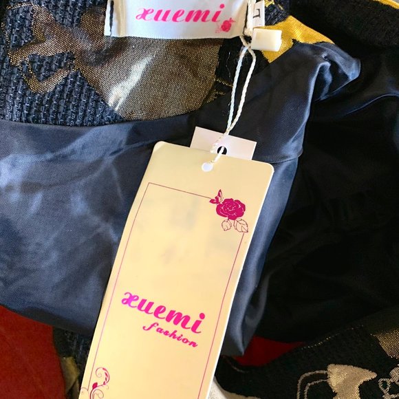 Xuemi Fashion Dress Size L Fashion Statement Print - Picture 7 of 8